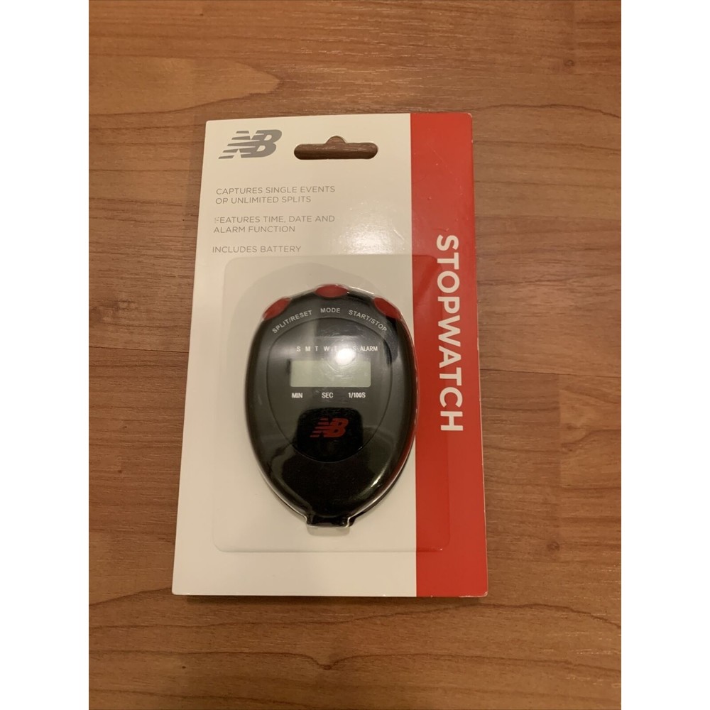New Balance Digital STOPWATCH with Time, Date, and Alarm